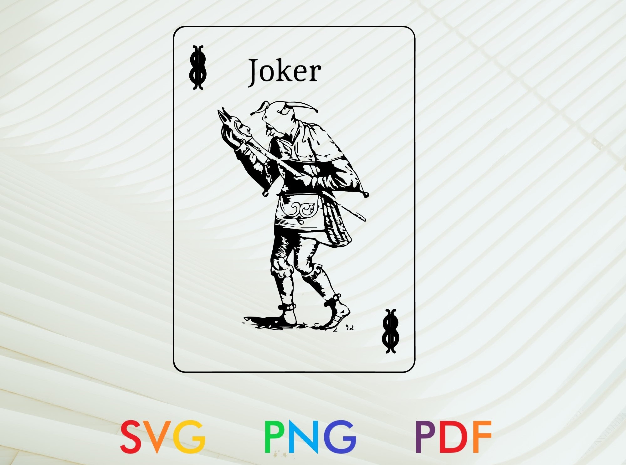 Joker Card Svg, Joker Card Png, Joker Card Pdf, Joker Playing Card ...