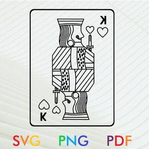 King card svg, King card png, King card pdf, King naipe png, King naipe svg, King naipe pdf