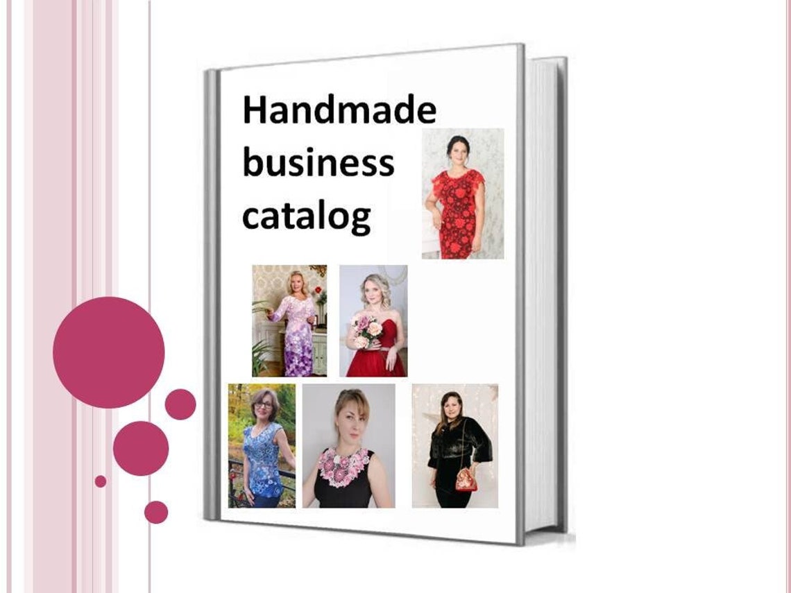 Handmade business catalog PDF Instant Download Etsy