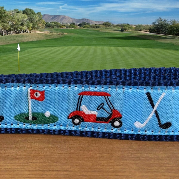 Golf Pattern Key Fob