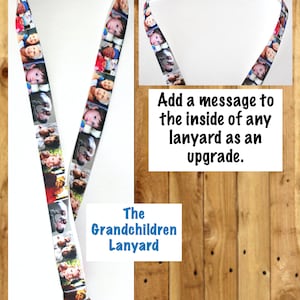 Custom Photograph Lanyard, Personalized, Any Occasion, Work, School, Key or Badge Holder, Birthday, Gift, Anniversary, Pets, Couples, Family image 2