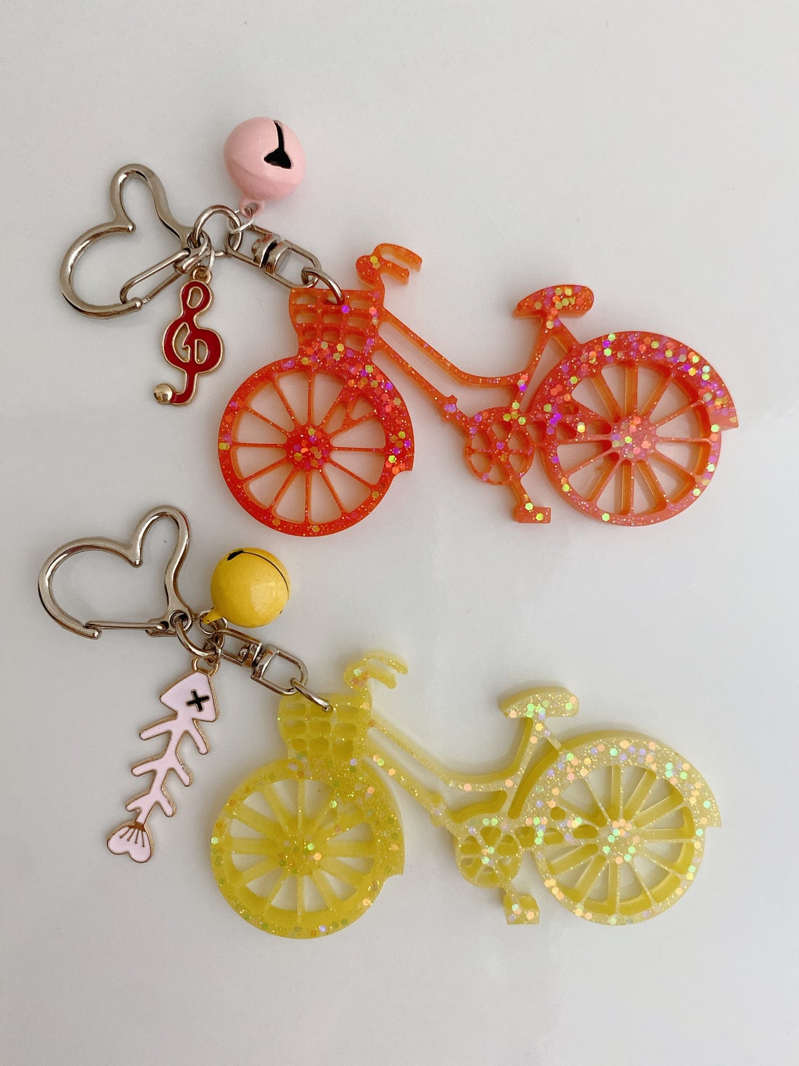 Bicycle Keychain Bicycle Keyring Handbag Tag Backpack Tag Etsy