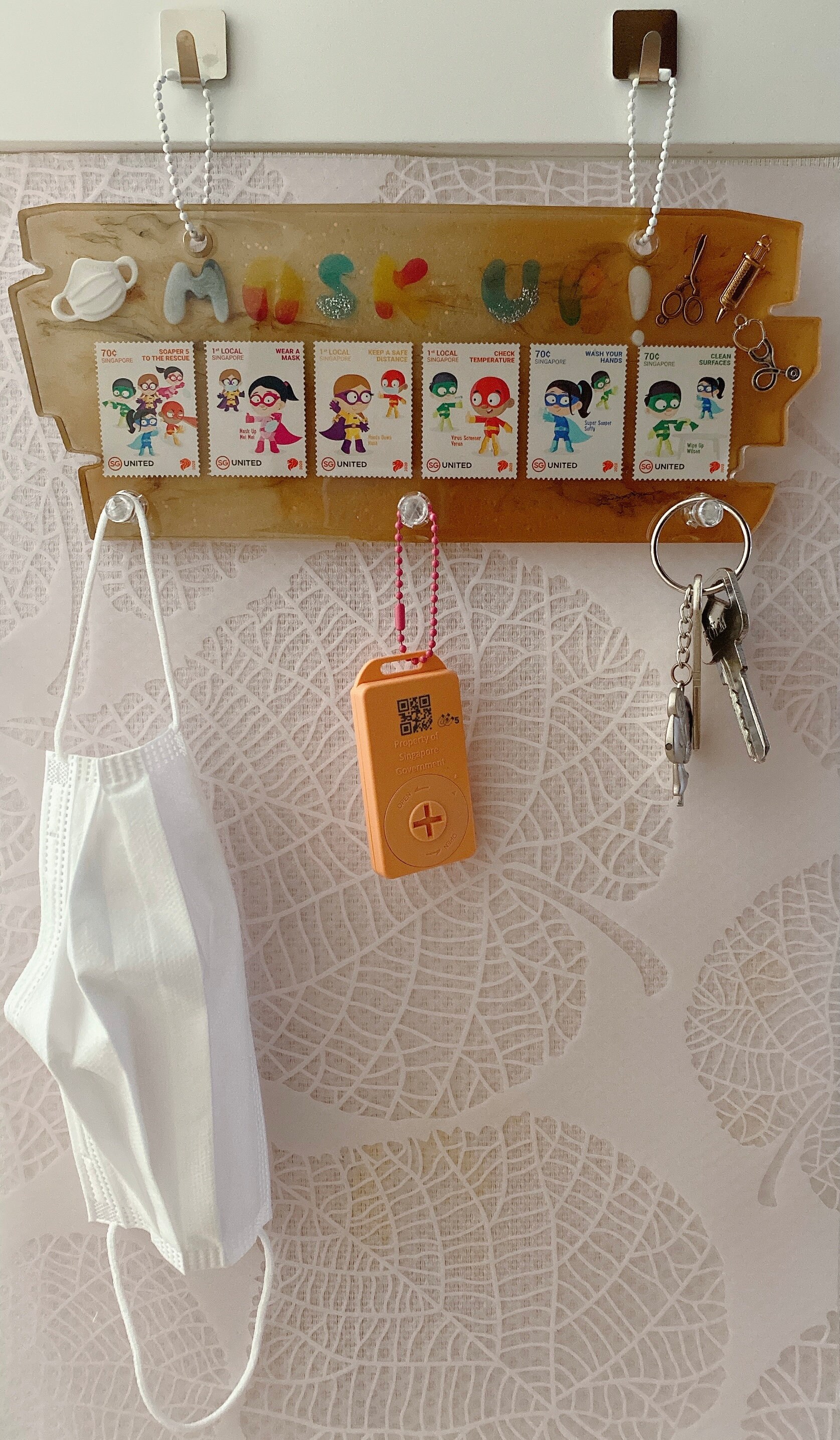 Resin Hanger. Resin Mask Hanger. Resin Jewellery Hanger. Resin Etsy