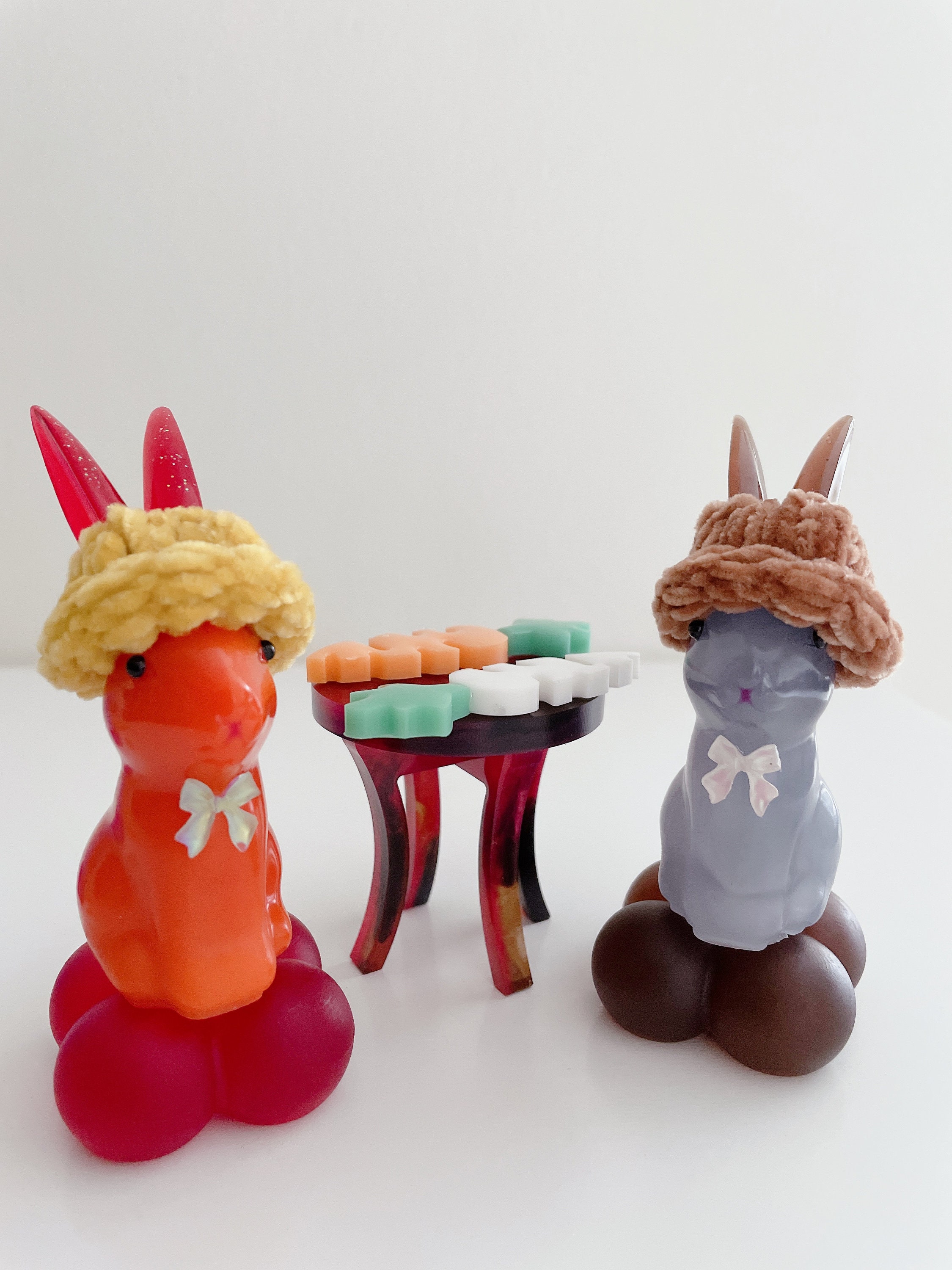 Tea Time Bunny High Tea Rabbit Resin Bunny Resin Rabbit - Etsy