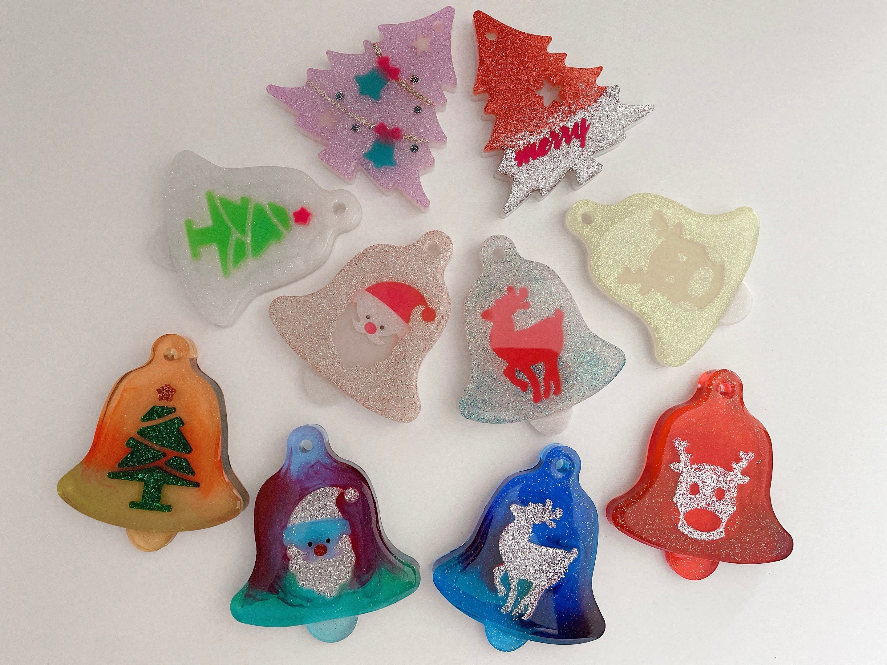 Christmas Ornaments Christmas Tree Decorations. Resin | Etsy