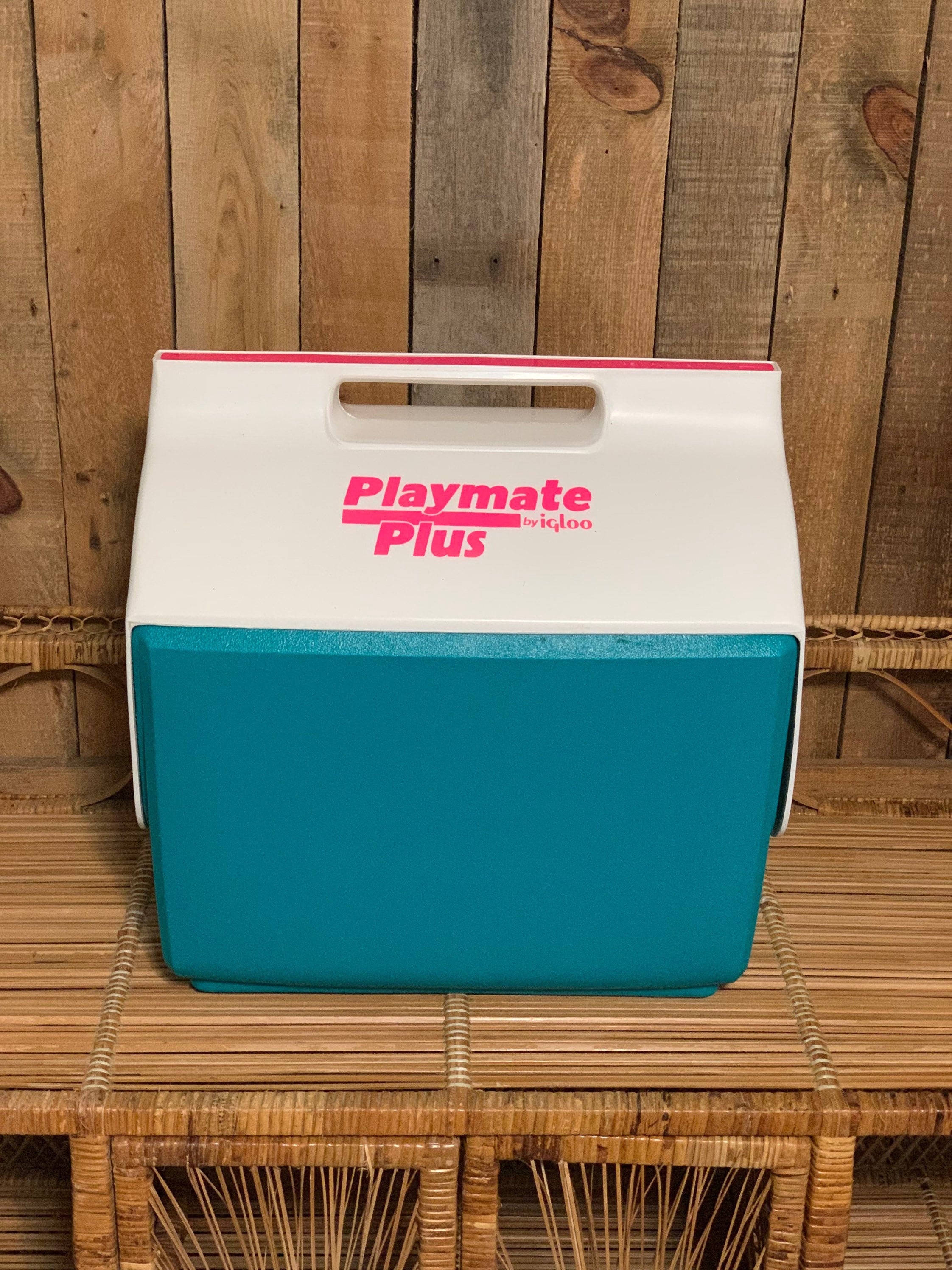 Vintage Coca-cola Igloo Playmate Plus Cooler-summer Survival Kit-1980s-90s  Turquoise & Hot Pink-coca-cola Foods-retro Larger Igloo Cooler - Etsy