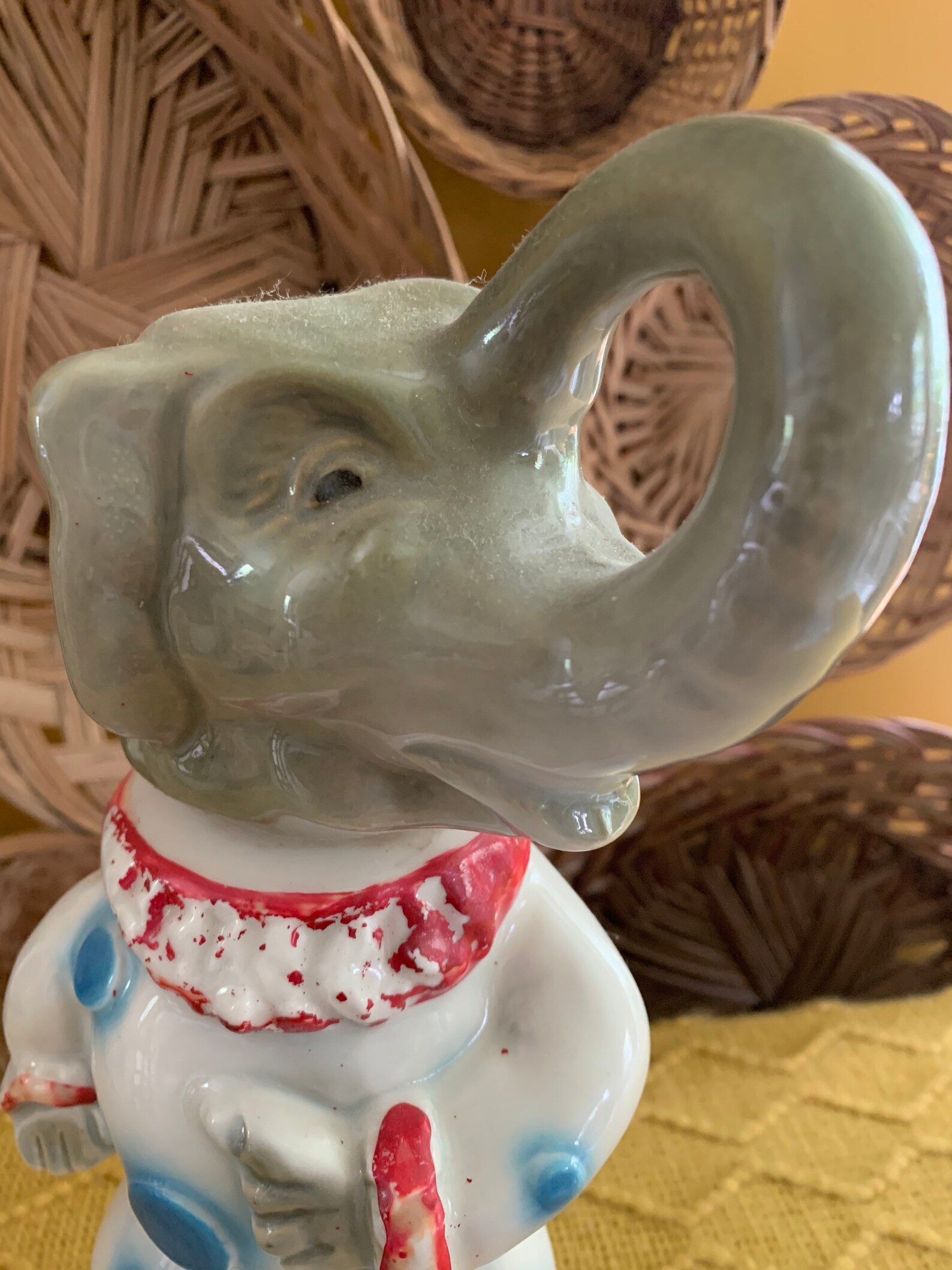 Vintage 1968 Jim Beam Decanter Republican Elephant Clown Regal Etsy