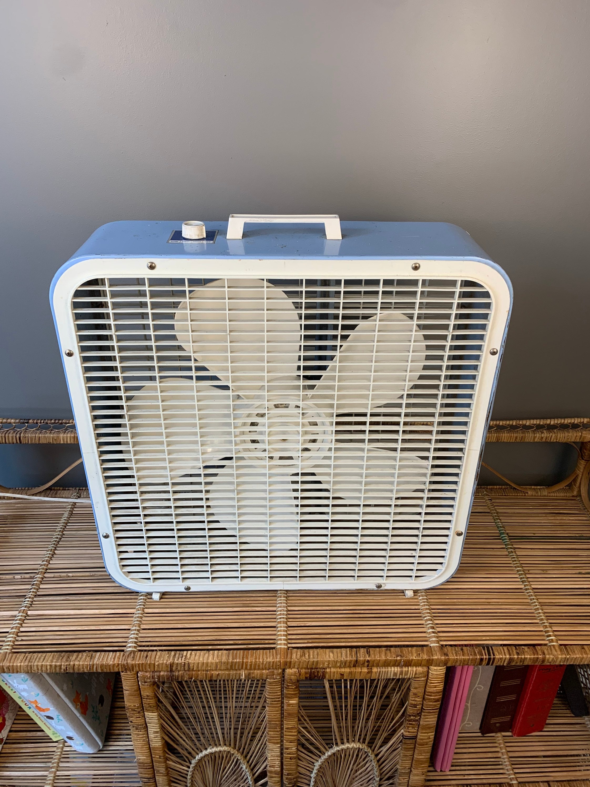 Vintage 50s Lakewood Kmart Box Fan-cleaned u0026 Works-3 Speed-mid - Etsy