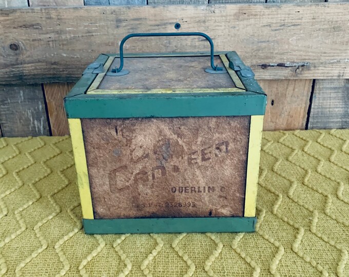 Vintage Bait Canteen Boxfishing Bait Boxworm Boxantique Bait Box