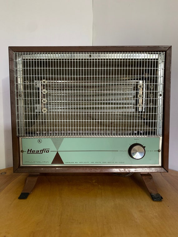 Vintage Heatflo Electrical Heater-vintage Table Top Heater-mcm - Etsy Canada