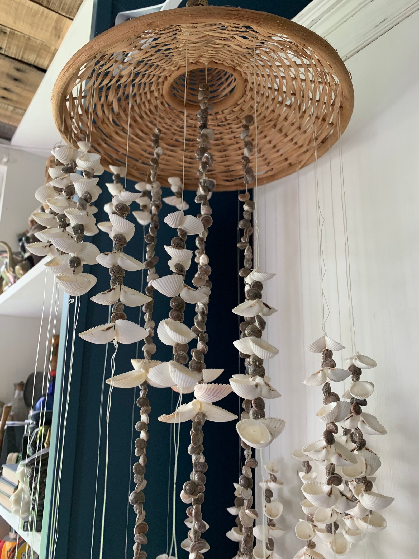 Boho 43 Seashell ChandelierBoho Seashell MobileSeashell Etsy