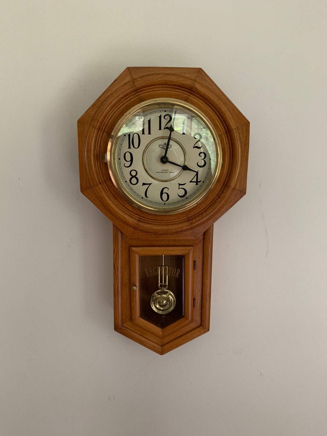 Vintage Regulator ClockD & A Quartz Westminster ChimeWorking Etsy