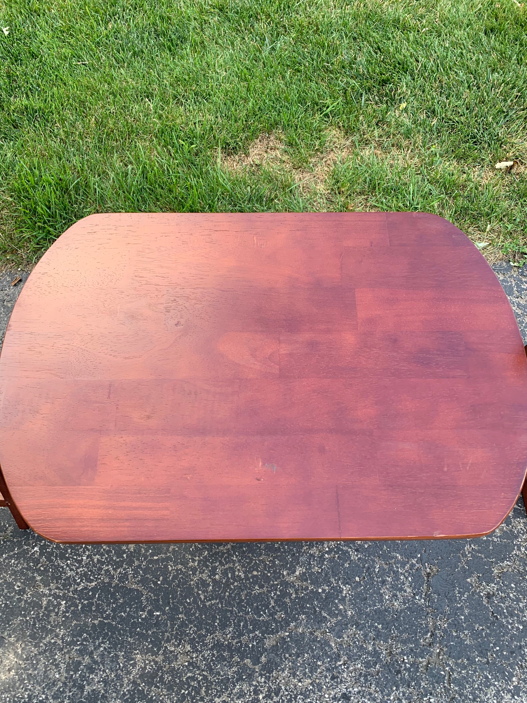 Vintage Full Set of 4 Wood TV Trays and Standvtg Folding TV Etsy