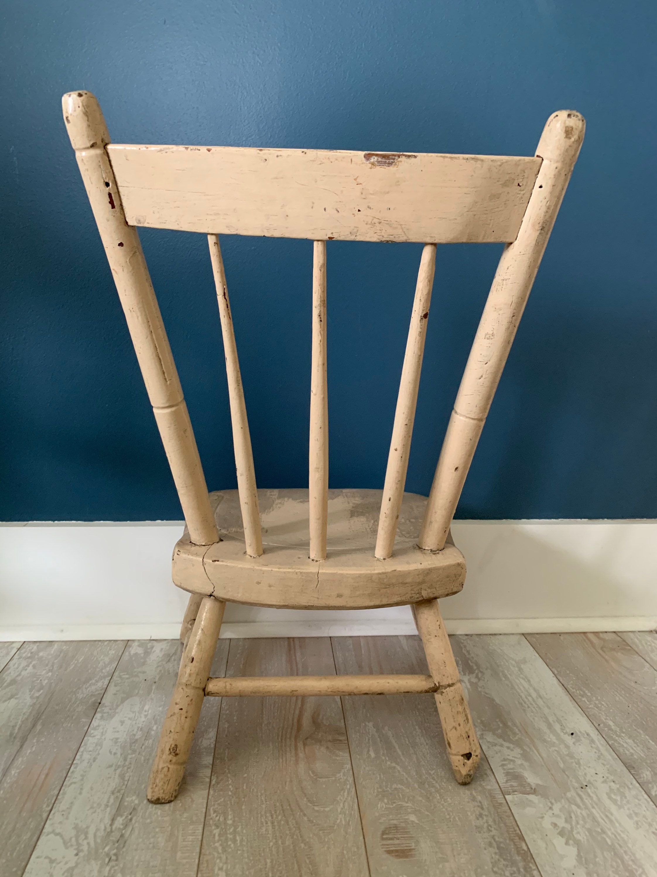 Early 1900s Antique Childrens Chair Vintage Wood Child Etsy