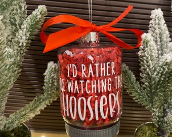 Indiana Hoosiers Christmas Ornament 2022 Iu Ornaments | Etsy