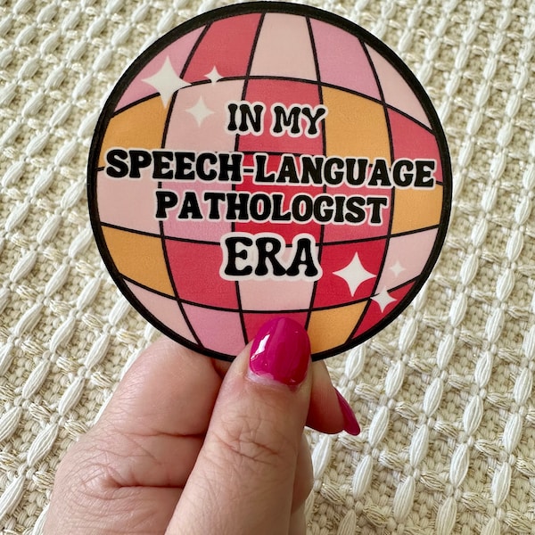 Speech Therapist Sticker - In My Speech-Language Pathologist Era - SLP Sticker - Gift for Speech Therapist