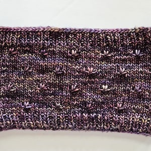Malabrigo Cowl Knitting Pattern: Easy Botanical Design (PDF Pattern)