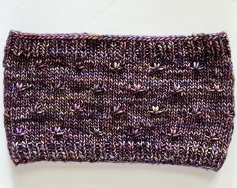 Malabrigo Cowl Knitting Pattern: Easy Botanical Design (PDF Pattern)