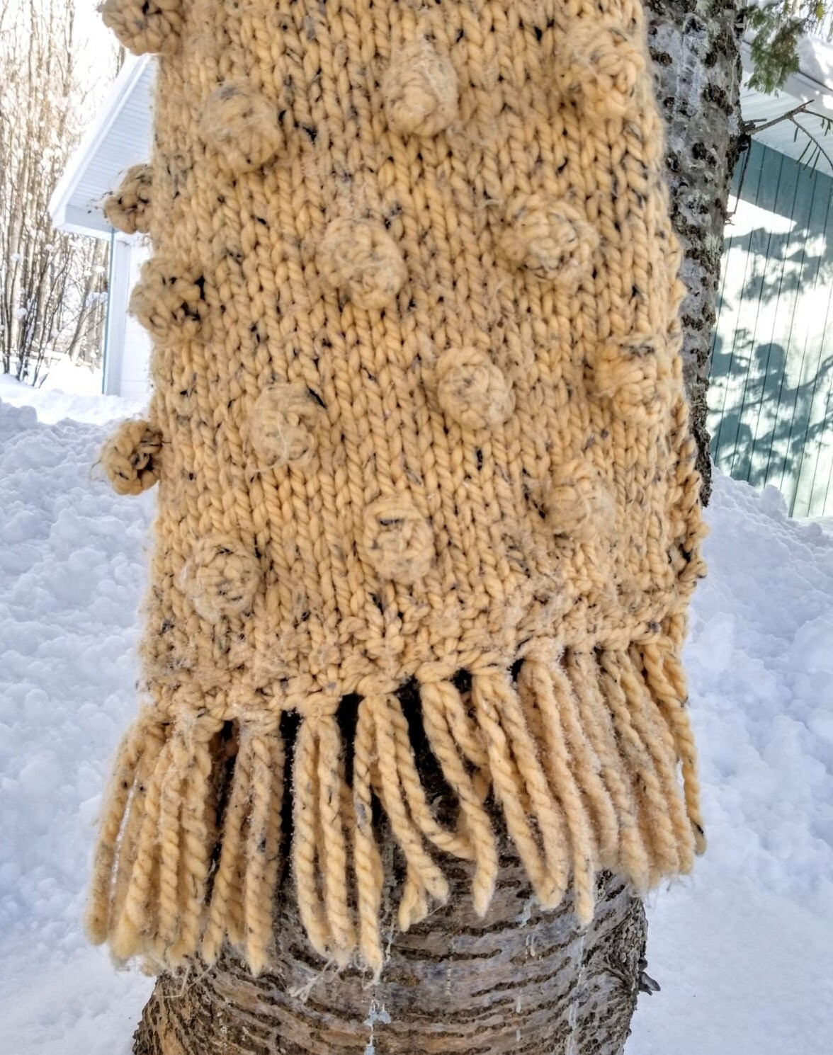 Blanket Scarf Knitting Pattern Oversized Scarf Knitting Pattern Boho