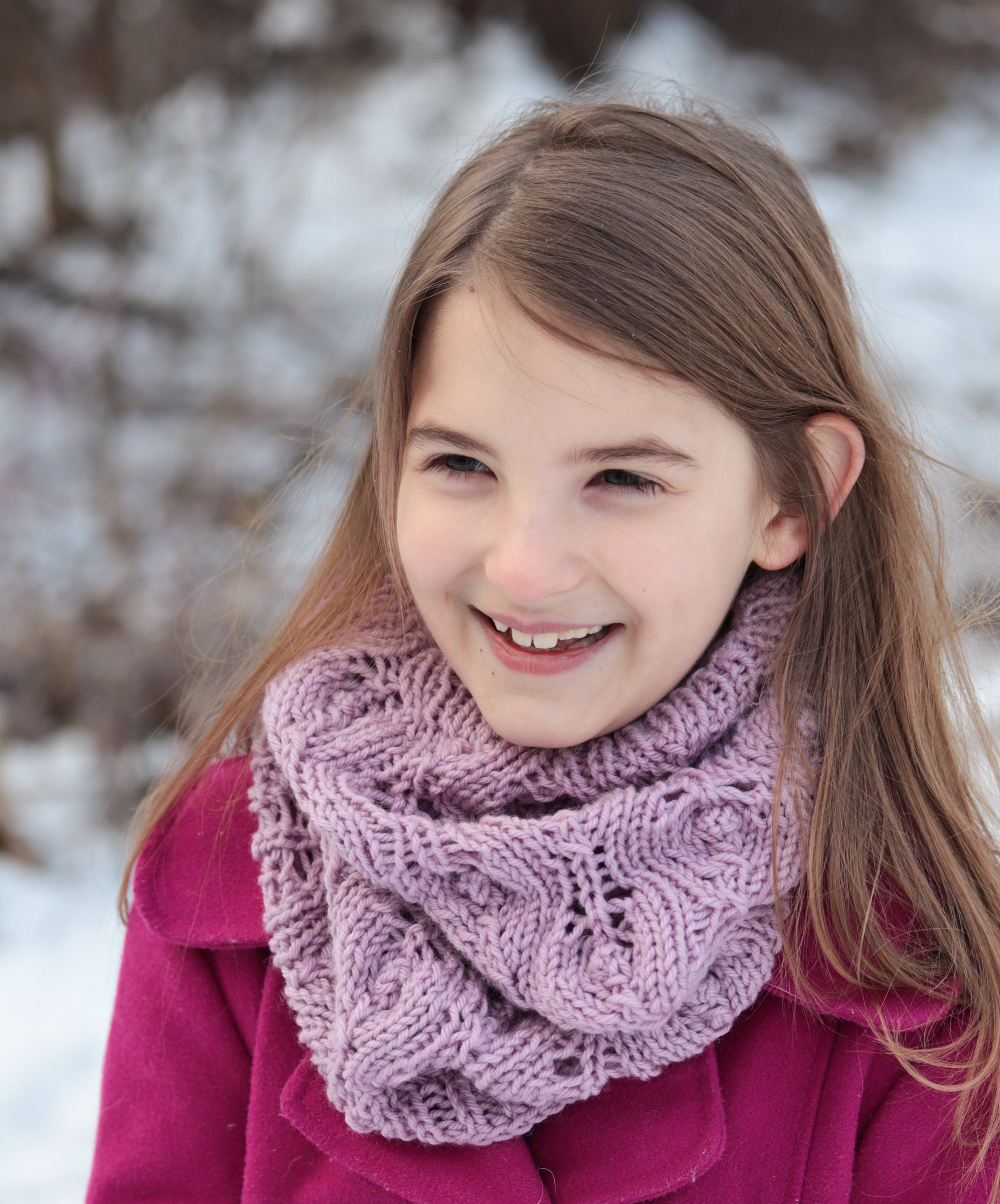 Knitting Pattern Cowl Knit Pattern Boho Womens Cowl Knitting Etsy