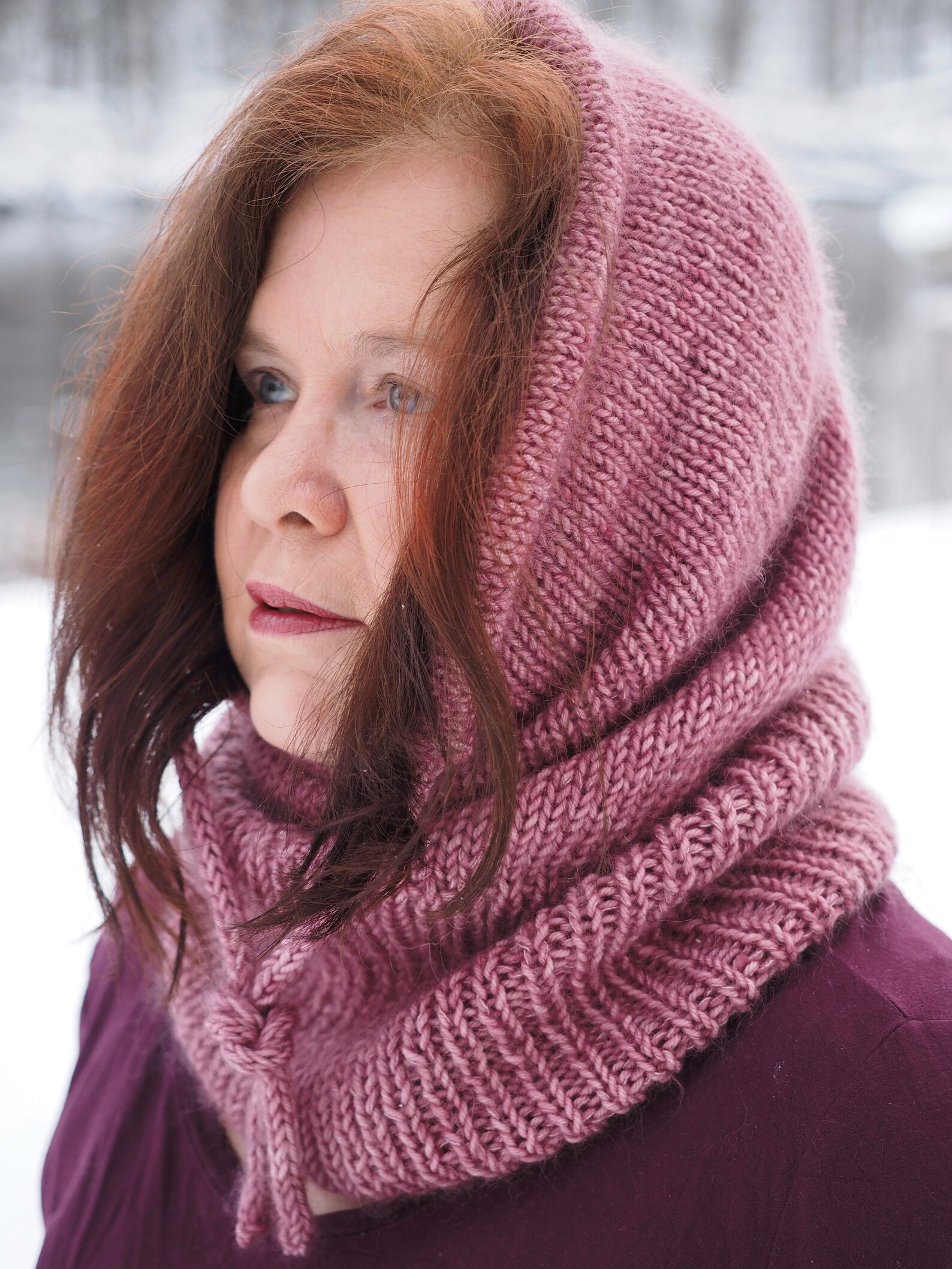 Balaclava Knitting Pattern Balaclava Hood Knitting Pattern Etsy