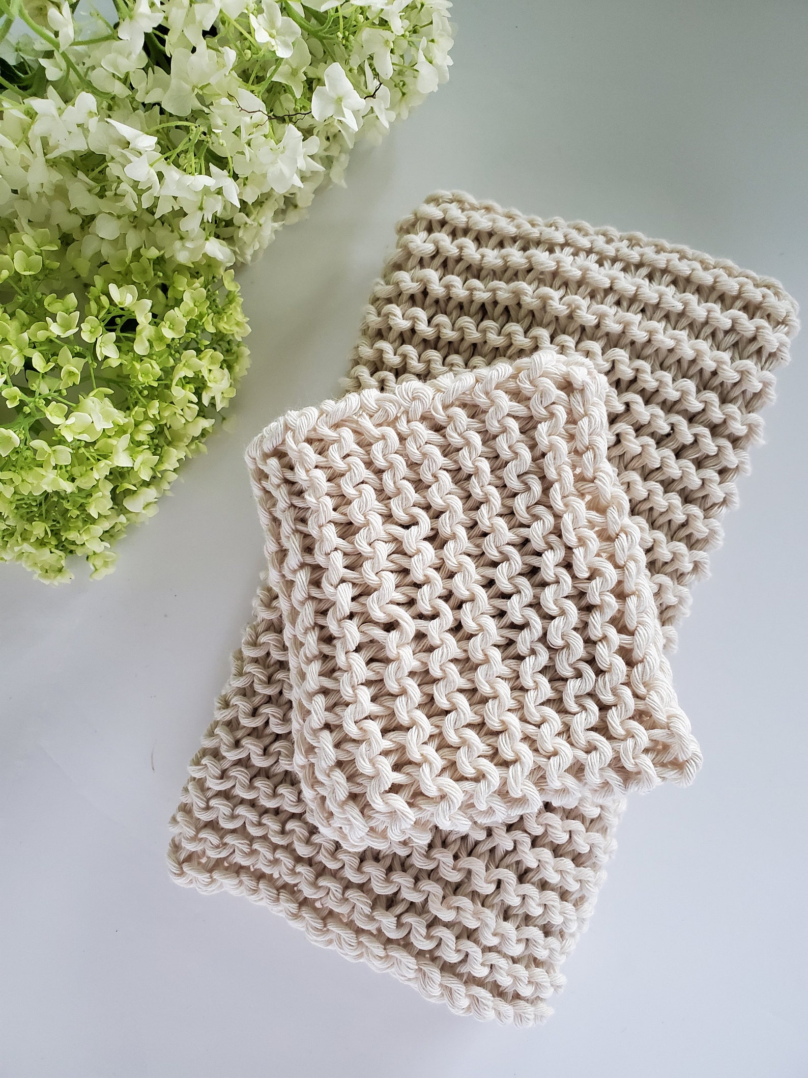 Easy Knitting Pattern Dish Towel Knitting Pattern Dish Cloth Etsy