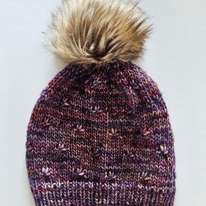 Malabrigo Hat Knitting Pattern: Easy Women's Beanie (PDF Pattern)