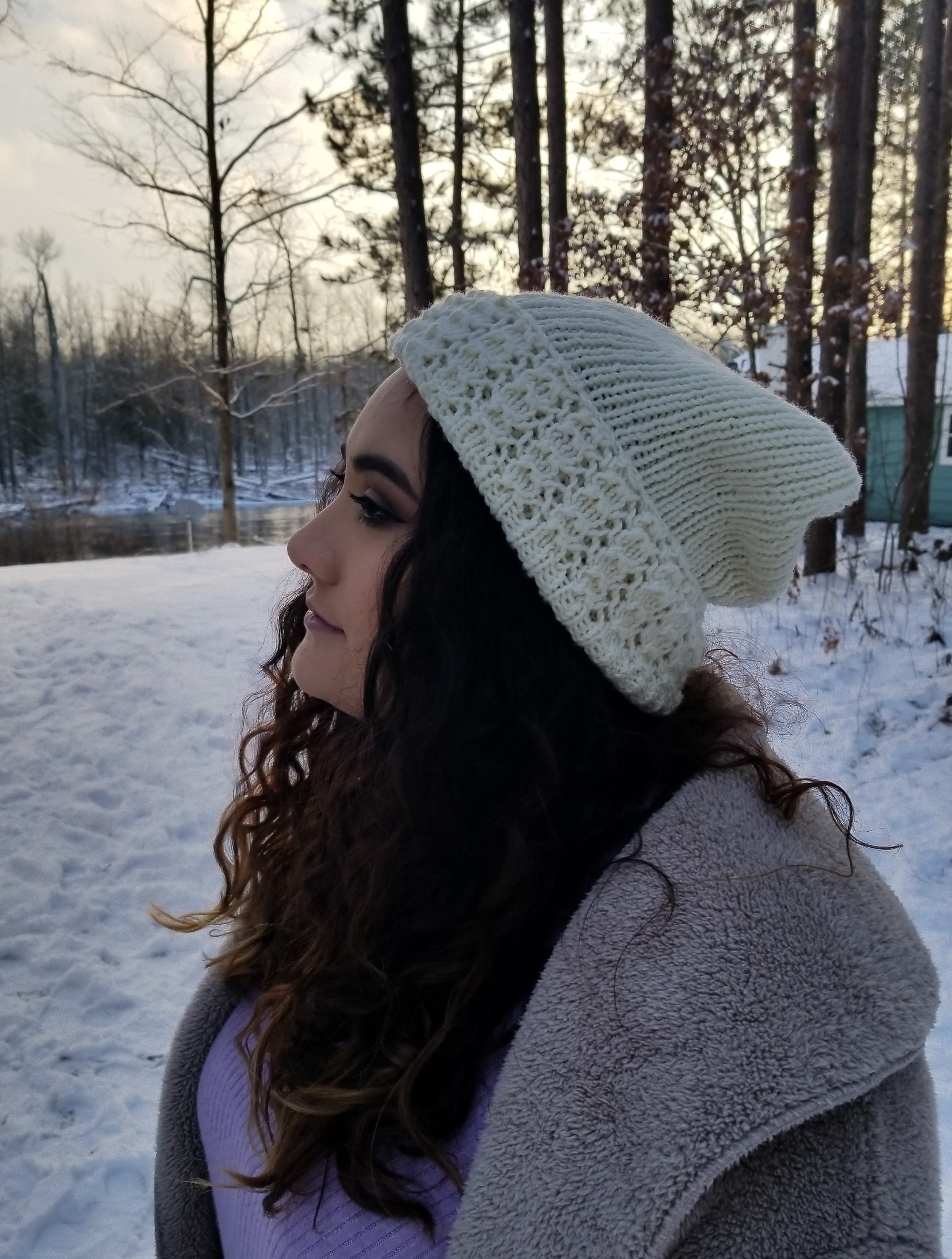 Hat Knitting Pattern Classic Ribbed Hat 