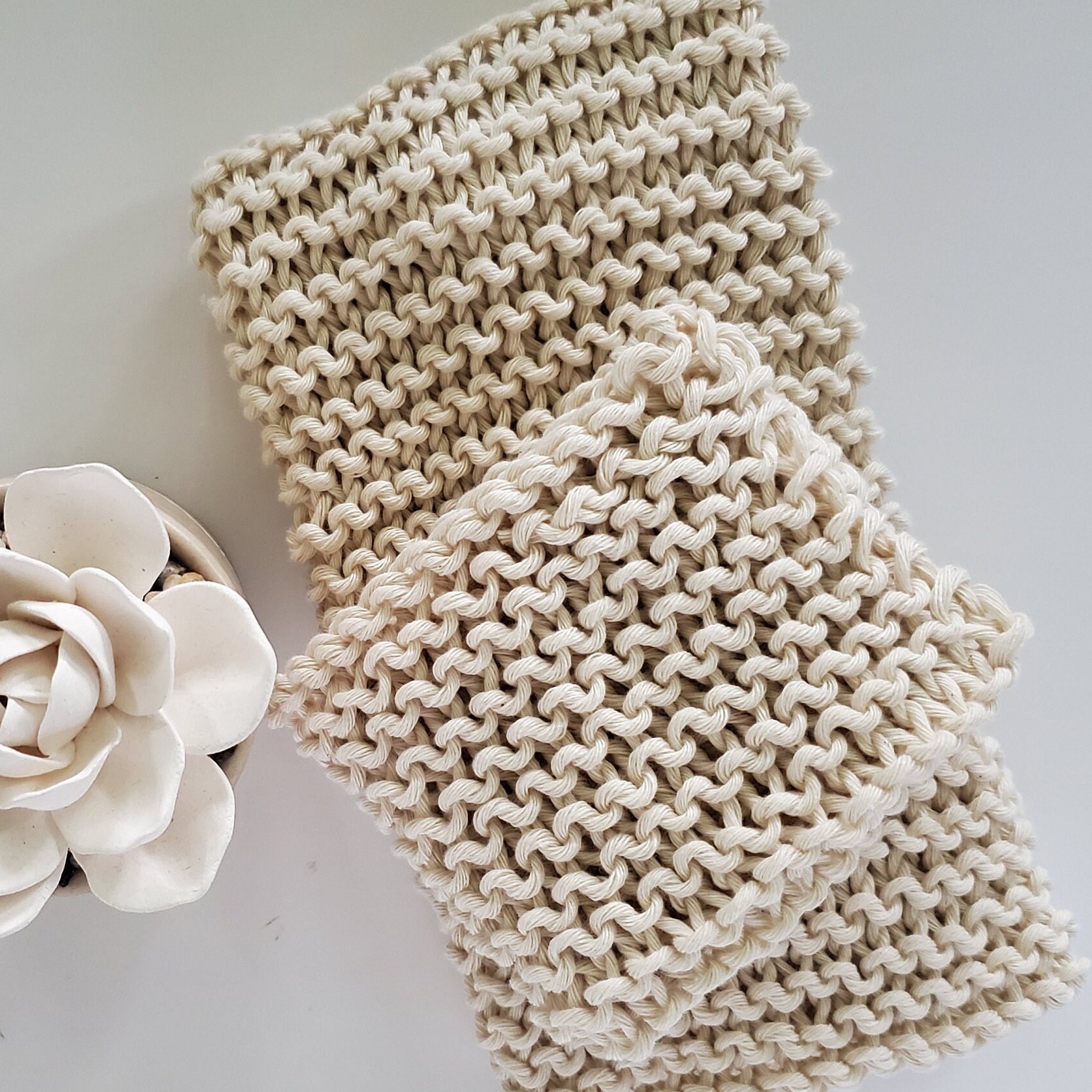 Easy Knitting Pattern Dish Towel Knitting Pattern Dish Cloth Etsy