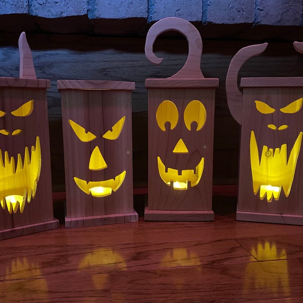 Wooden Jack O Lantern Box - Etsy