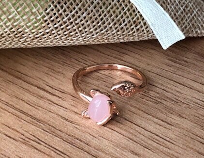 Anello Volpe in Argento 925 placcato oro rosa