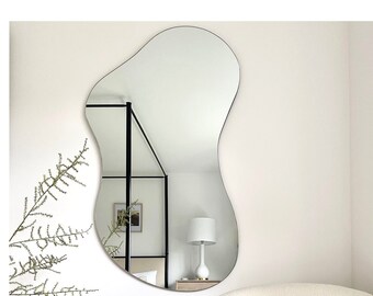 Asymmetrical Shaped Mirror Curved Irregular Mirror Wall Mirror Homec Decor Bathroom Console Decorative Mirror