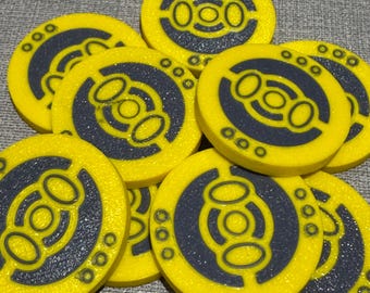 Gimmighoul Coin TCG Counter Token - Ability Used - Standard Size