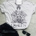 Queen t-shirt/rock band / Unisex tee/ vintage feel/White 