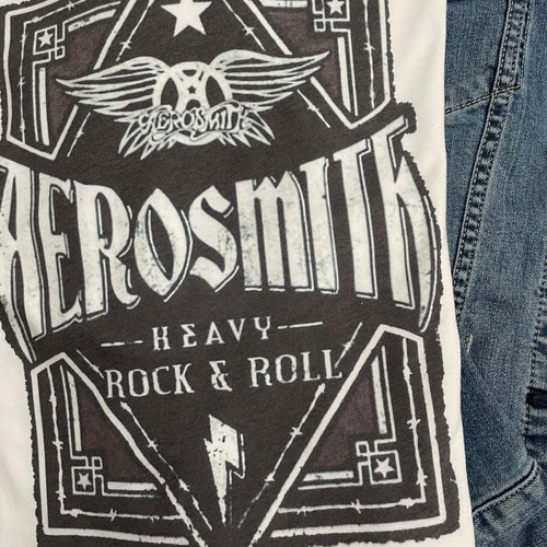 Aerosmith Heavy T Shirt Rock Band Unisex Tee Vintage Etsy Aerosmith Heavy T Shirt Rock Band Unisex Tee Vintage Etsy