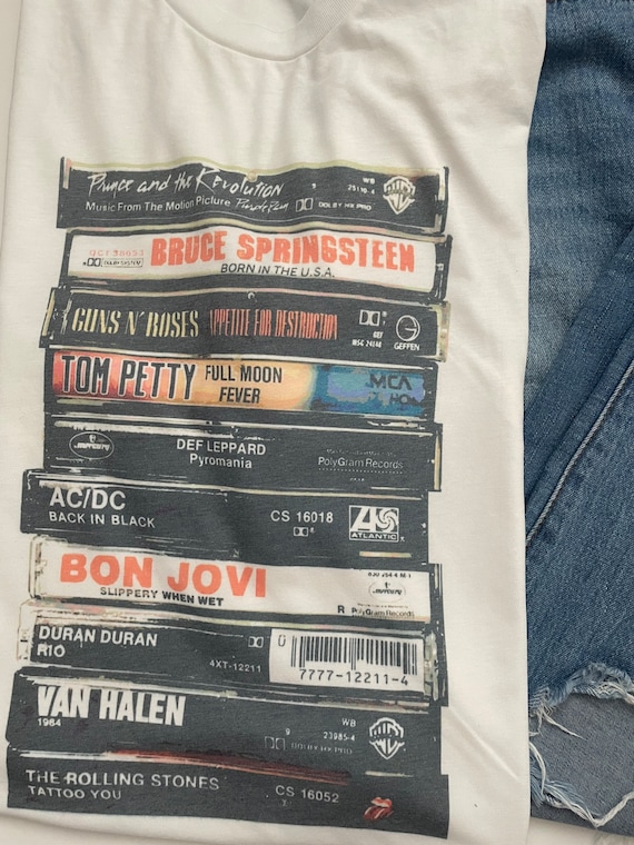 Cassettes Band Unisex Tee/ Vintage - Etsy