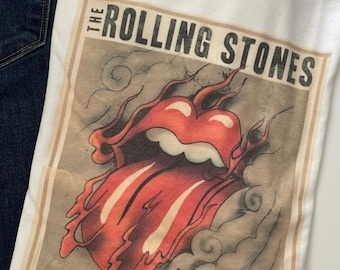 Tokio Stones t-shirt /Unisex tee/ vintage feel/White