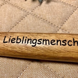 Küchenmesser Holzgriff in Holzbox Wunschgravur personalisiert Geschenk Name Gravur Geburtstag Schneidemesser Kochmesser Muttertag Vatertag Bild 4