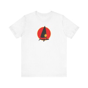 Laser Sailboat Graphic T-Shirt, Nautical Sailing Apparel...