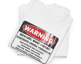 Funny Boat Owner T-Shirt: Captain of Chaos - Sarcastic Boating Tee
