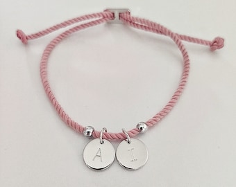 braccialetto iniziale, braccialetto personalizzato, regali per lei, regali per lui, braccialetto di coppia, regalo di coppia, regalo di mamma, braccialetto di amicizia, sorella