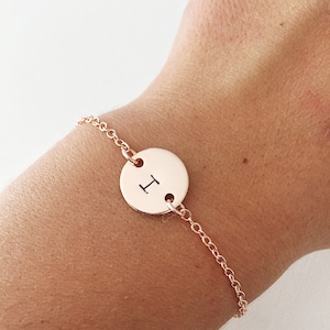 initial bracelet, gifts for her, bridesmaid bracelet, bridesmaid gift, wedding, maid of honour gift, flower girl gift, personalised gifts