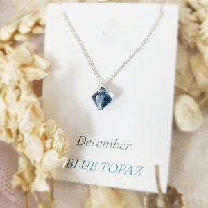 Elegant Birthstone necklace, personalised gifts, Personalized jewelry, Gifts for her, Birthday gift, Christmas gift, December birthstone