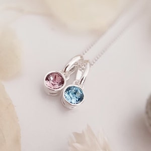 Birthstone necklace, couples gift, birthday gift, Gifts for her, necklace for women, charm necklace, Christmas gift, November birthstone