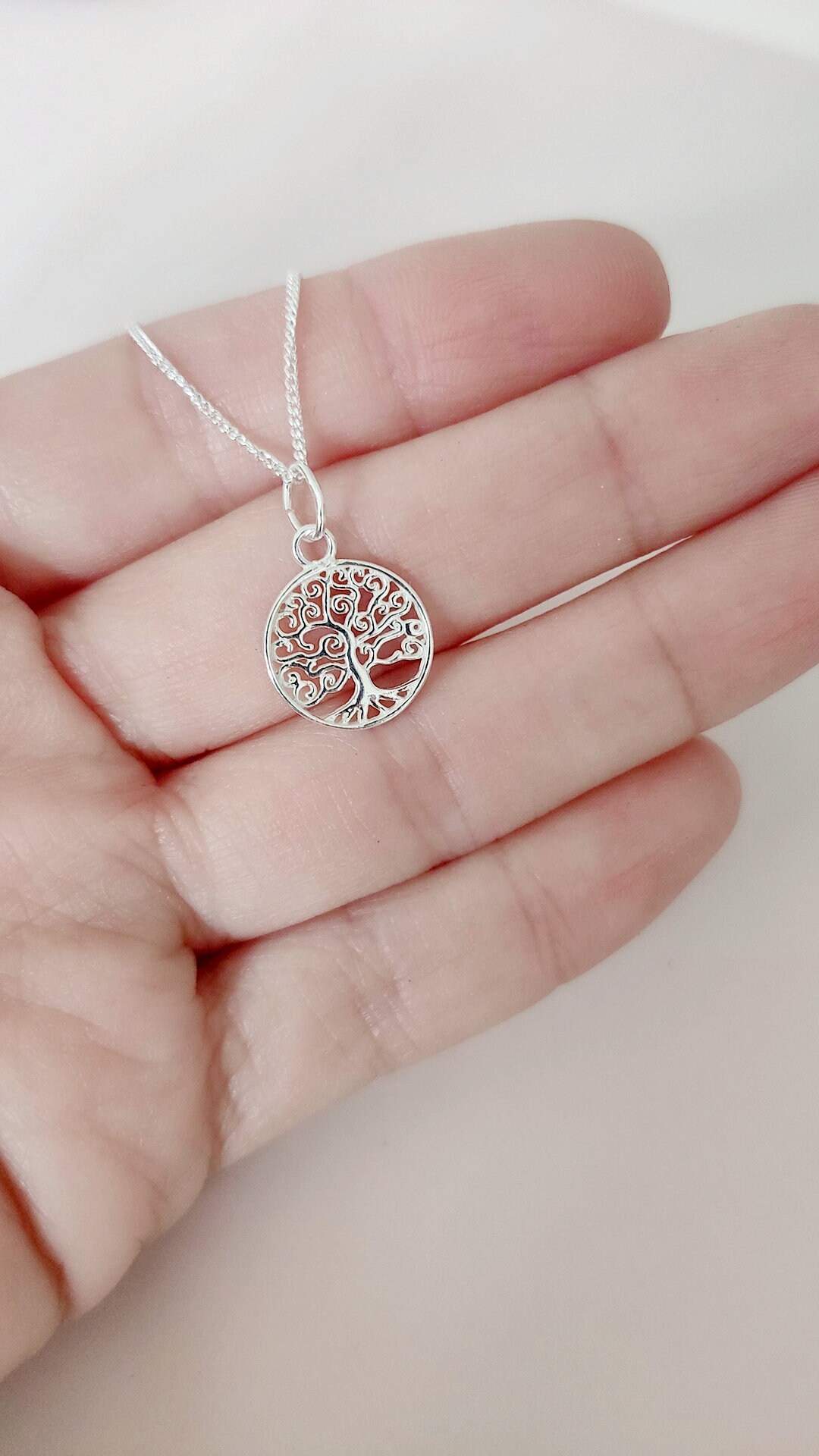 Regalo Mamma Collana Albero della Vita RWQIAN Oro Argento Promo