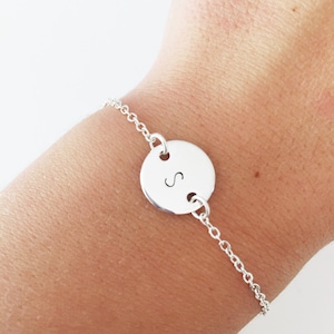 Christmas gift for her, Custom initial bracelet, personalised birthday gift, Couples anniversary gift, Mum family gift, Best gift for friend