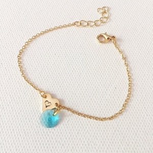 Bridesmaid bracelet, birthstone bracelet, bridesmaid gift, wedding gift, bridesmaid proposal, charm bracelet, gift for her, flower girl gift