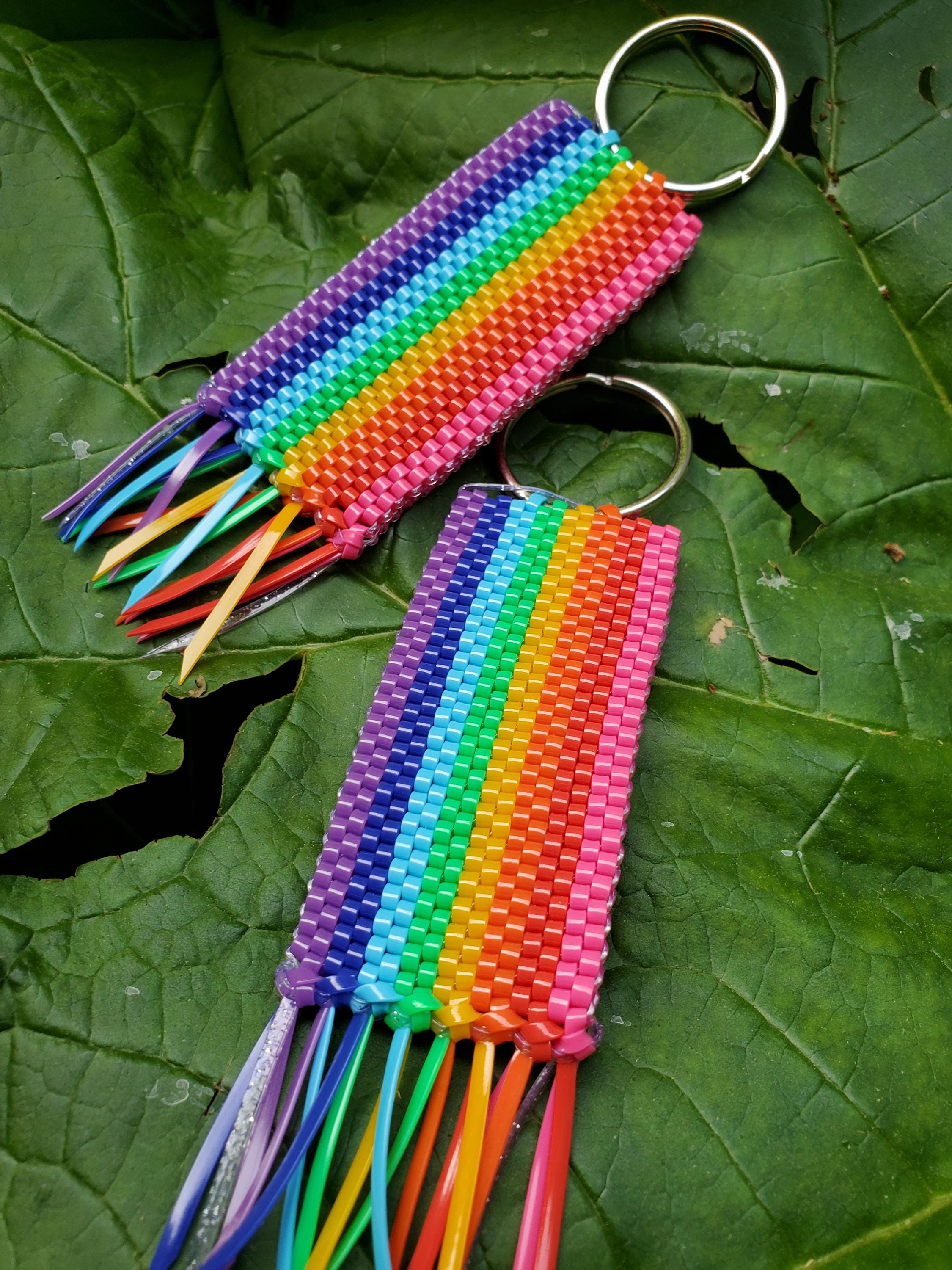 Alpha Keychains String Pride Original 1978 Pride Flag Keychain - Etsy