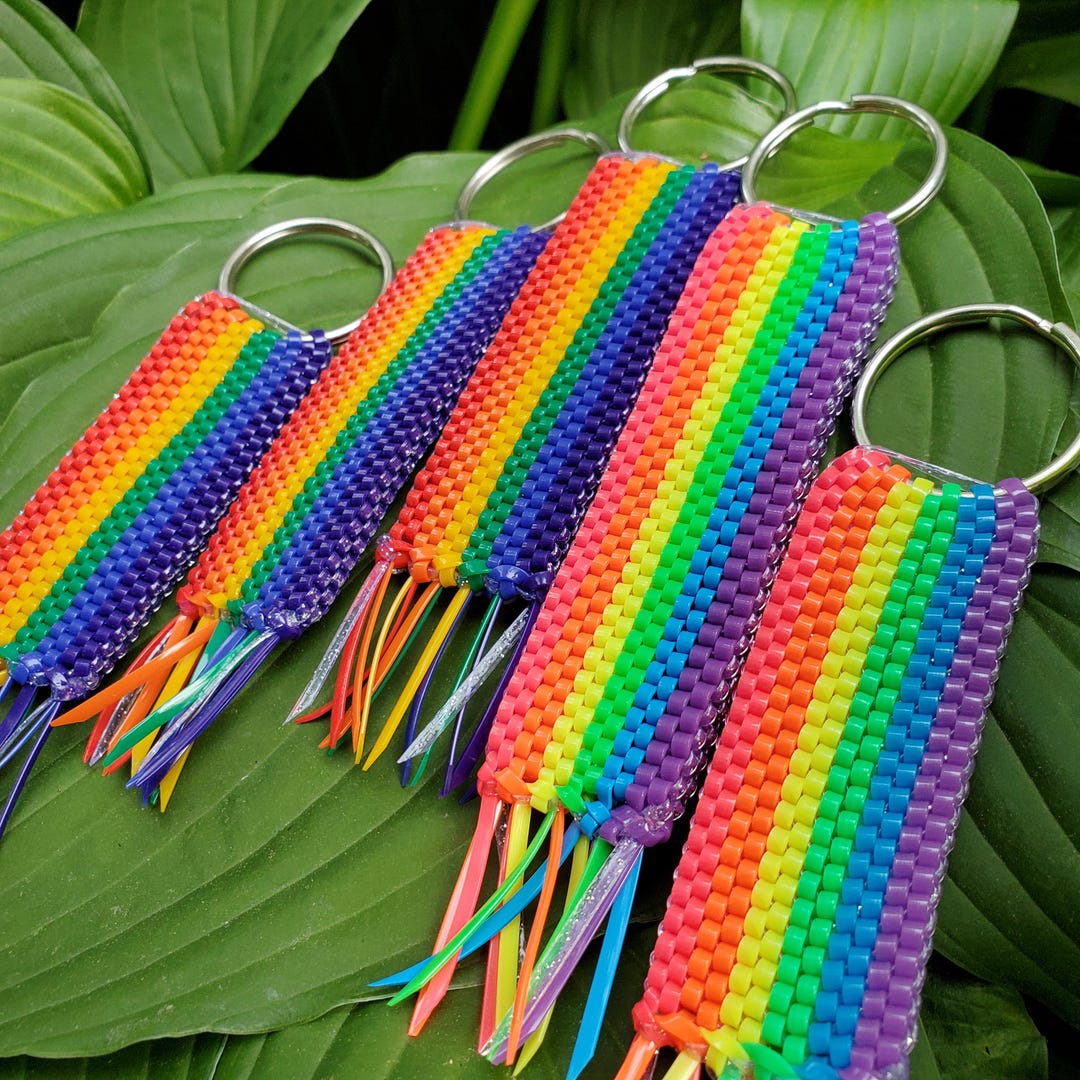 LGBTQ Pride Flag Keychain - Etsy