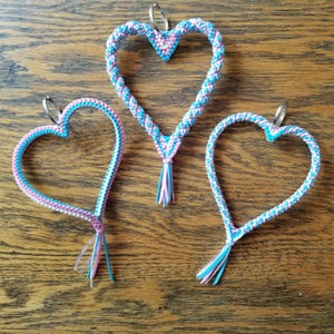 Transgender Pride Heart Keychain